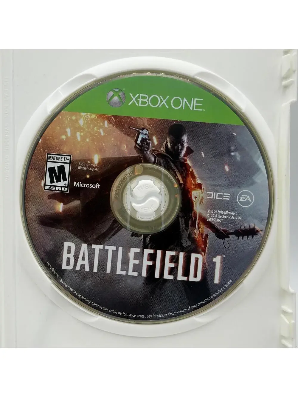 Battlefield 1 (2016) - Microsoft Xbox One Video Game ** Disc Only **